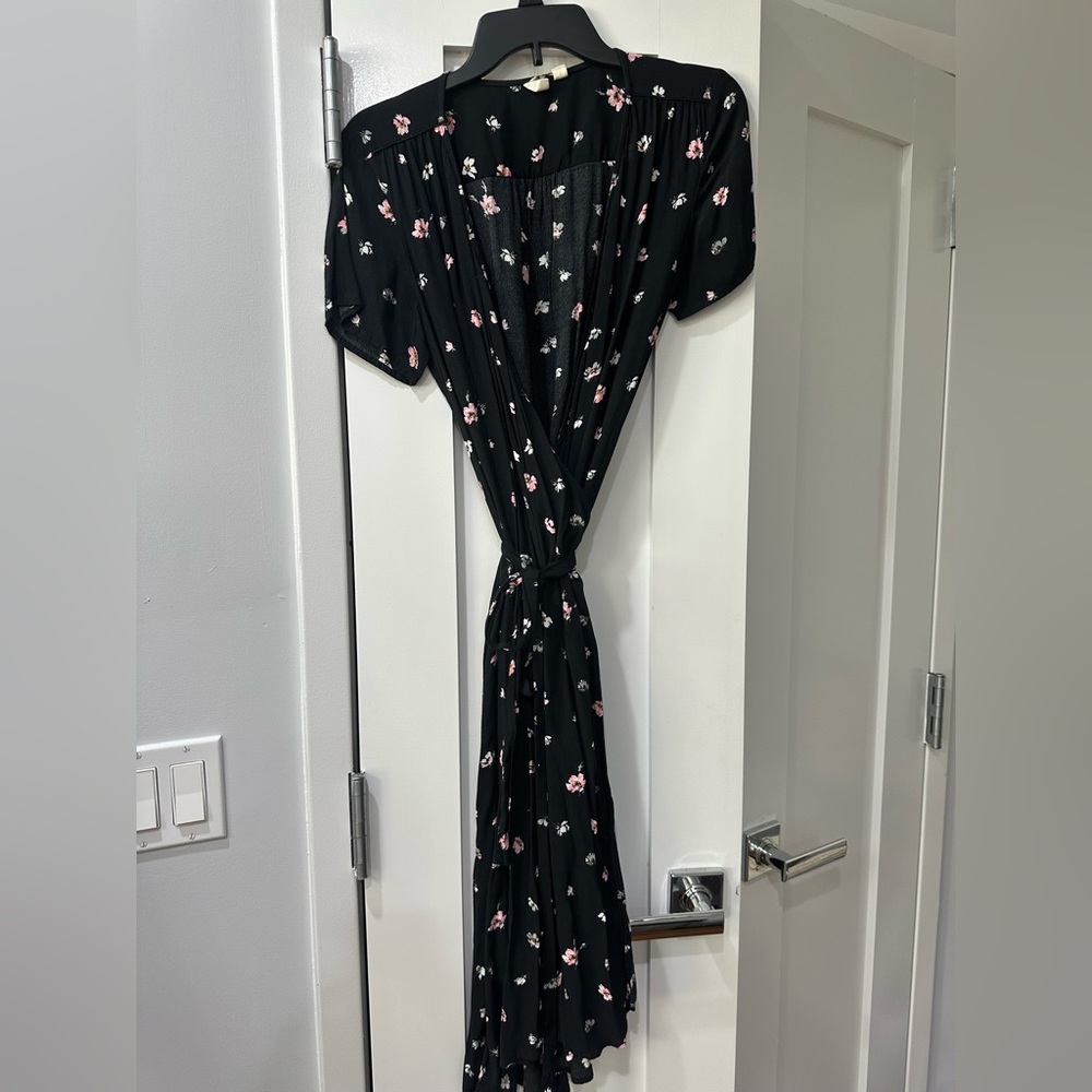 Floral Wrap Dress